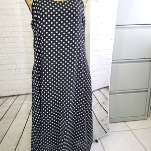 Black and White Polkadot Dress